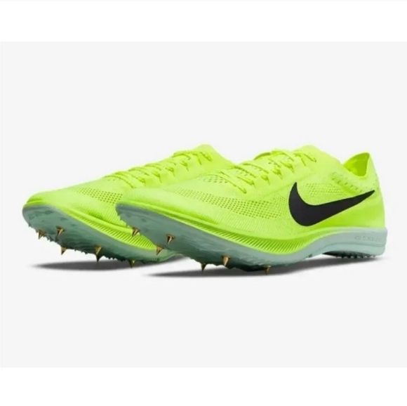 NWOB Nike Zoomx Dragonfly Track Spike Shoes Volt Mint Mesh Lightweight Men - Picture 1 of 15